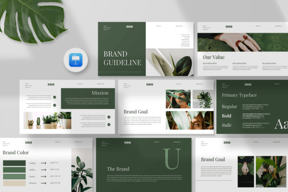 Download Brand Guideline - Keynote Template - Key Collection