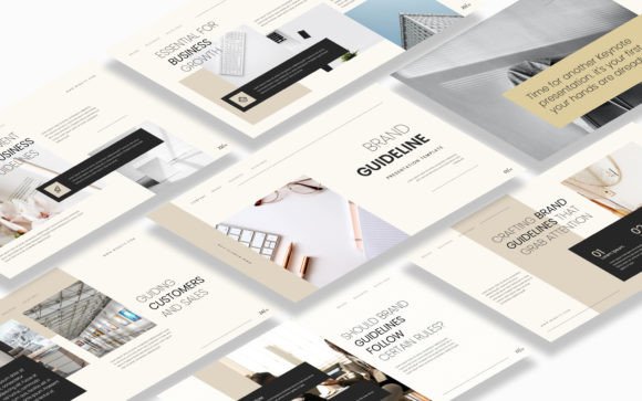Download Brand Guideline Keynote Template - Key Collection