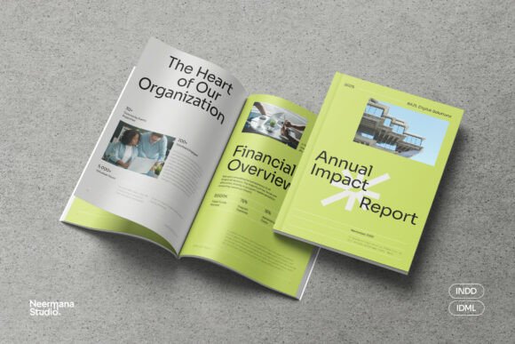 Download Green Non-Profit Charity Annual Report - Annual Collection