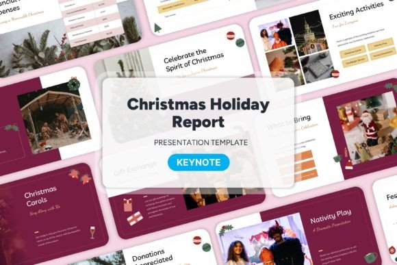 Download Christmas Holiday Report - Keynote - Key Collection