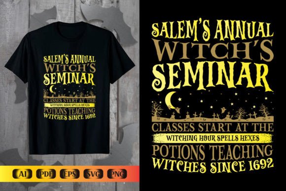 Download Salem's Annual Witch's Seminar T-Shirt - Annual Collection