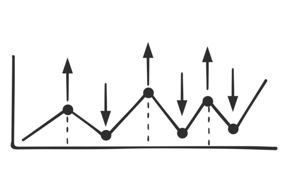 Download Statistical Linear Diagram with Up and D - Diagram Collection
