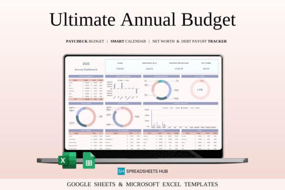 Download Annual Budget Spreadsheet Template Excel - Annual Collection