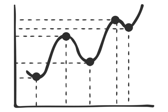 Download Smooth Point Chart. Line Diagram Black I - Diagram Collection