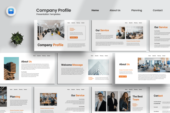 Download Company Profile - Keynote Template - Key Collection