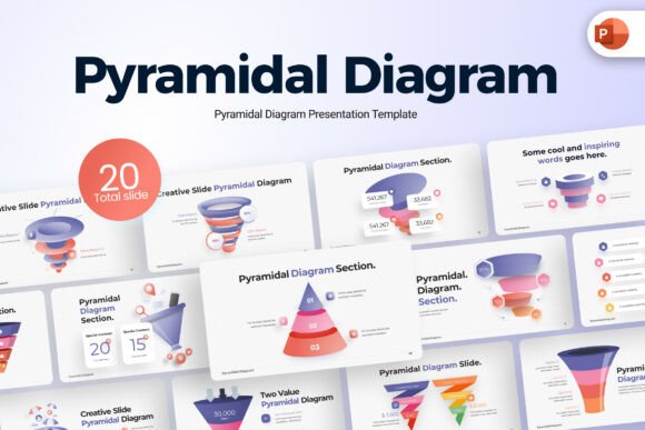 Download Pyramidal Diagram PowerPoint Template - Diagram Collection