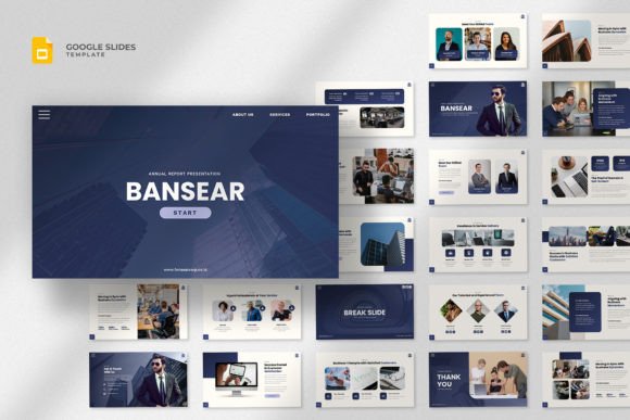 Download Annual Report Google Slides Template - Annual Collection