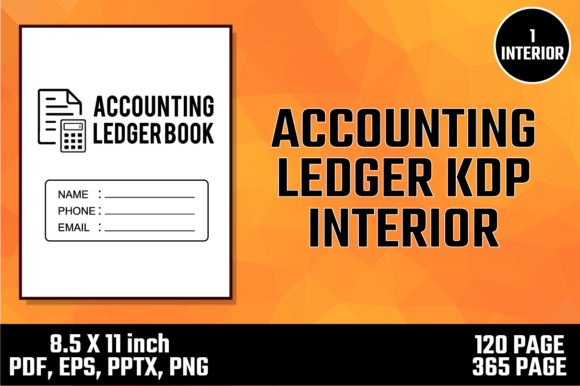 Download Accounting Ledger Book Kdp Interior - Accounting Collection