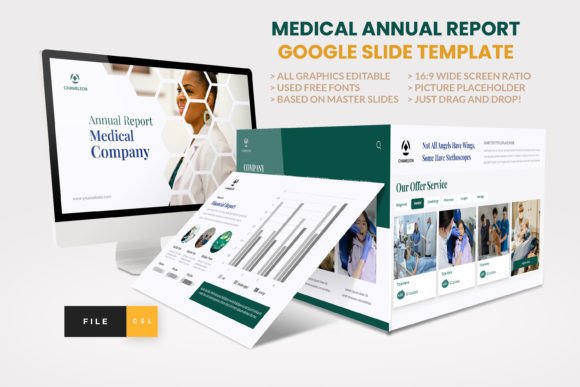 Download Medical Annual Report Google Slide - Annual Collection