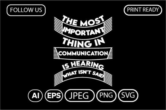 Download Most Important Thing in Communication is - Premium Resources